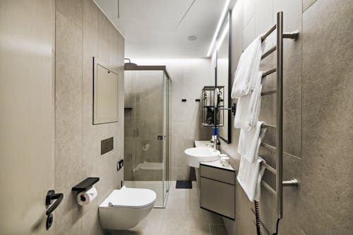 Mana Hotel in Litauen - Standard-Badezimmer  &ndash; &copy; LEONAS GARBACAUSKAS