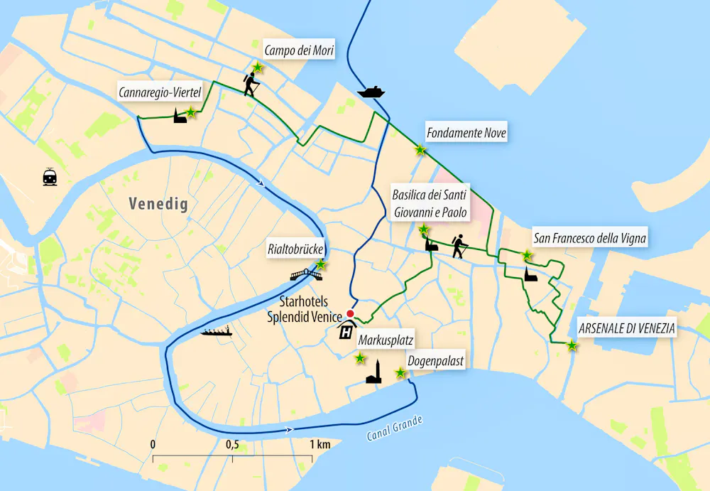 Ihre Reiseroute IT-PEVEN &ndash; &copy; Eberhardt TRAVEL