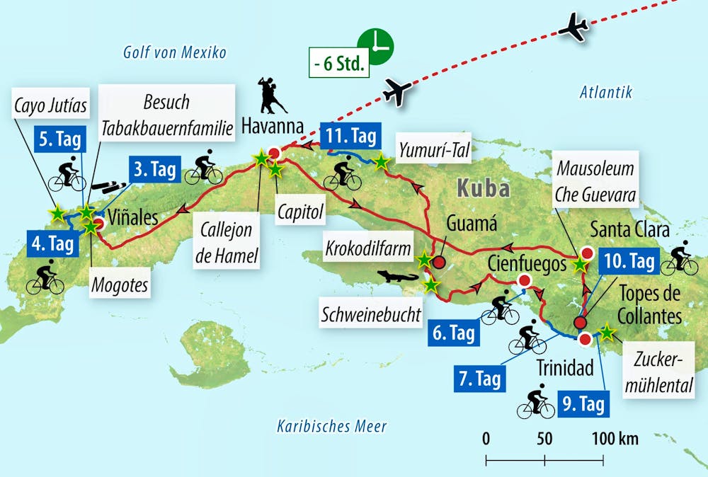 Ihre Reiseroute – © Eberhardt TRAVEL