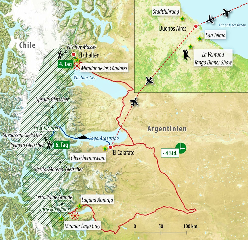 Ihre Reiseroute – © Eberhardt TRAVEL