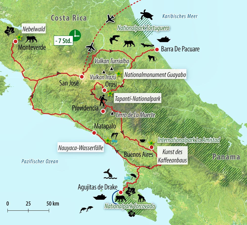 Ihre Reiseroute – © Eberhardt TRAVEL