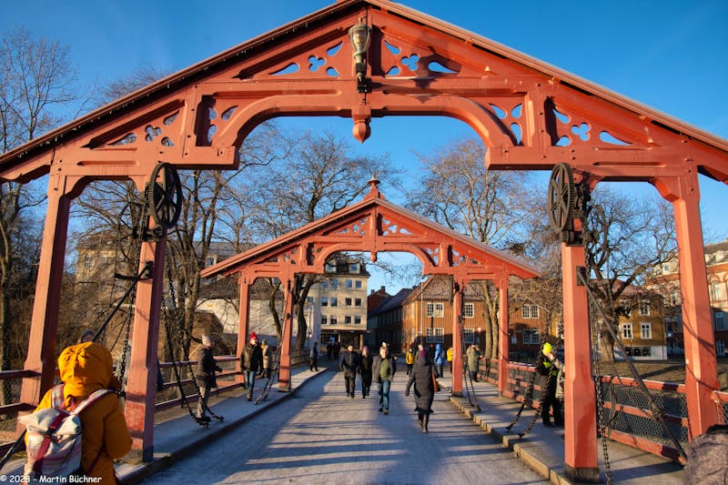 Trondheim - Gamle Bybron - die alte Stadtbrücke über den Nidelven - ©Martin Buechner