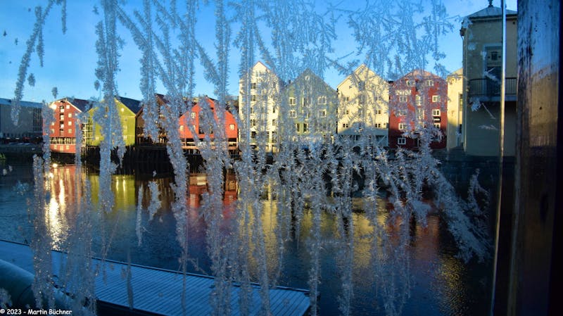 Trondheim - am Fluss Nidelven - namensgebend für den historischen Stadtnamen Nidaros (