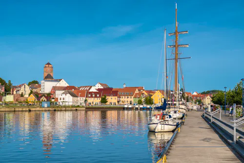 Hafen und Altstadt in Wolgast &ndash; &copy; Mattoff - stock.adobe.com