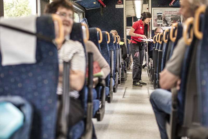 Inlandsbahn - unterwegs im Zug - ©Håkan Wike - Inlandbanan / Flickr