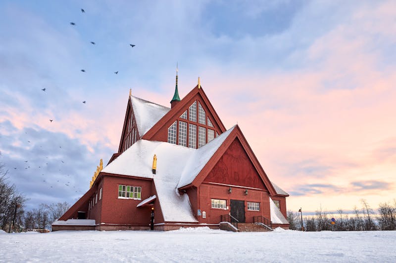 Kirche in Kiruna - Schwedisch Lappland - ©tomalv - stock.adobe.com