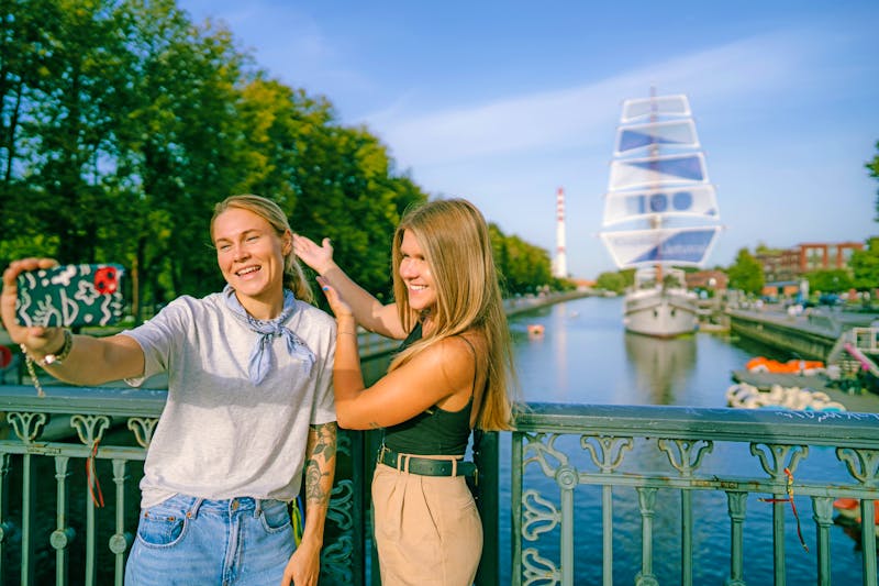 Spaziergang in Klaipeda an der Memel - ©Kipras Streimikis - Lithuania Travel