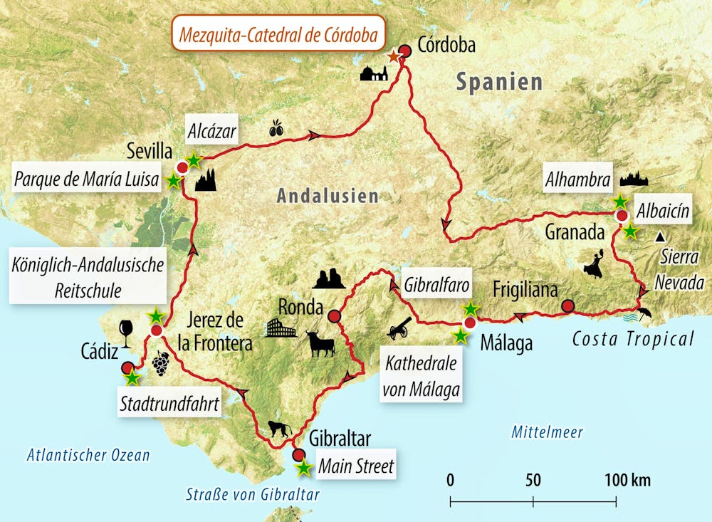Ihre Reiseroute – © Eberhardt TRAVEL
