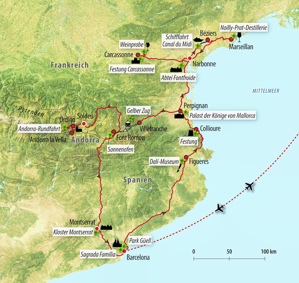 Ihre Reiseroute – © Eberhardt TRAVEL