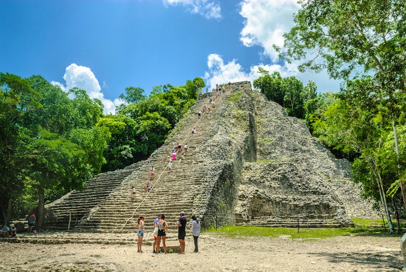 Maya-Pyramide Nohoch Mul in Coba auf der Halbinsel Yucatan - ©ahau1969 - stock.adobe.com