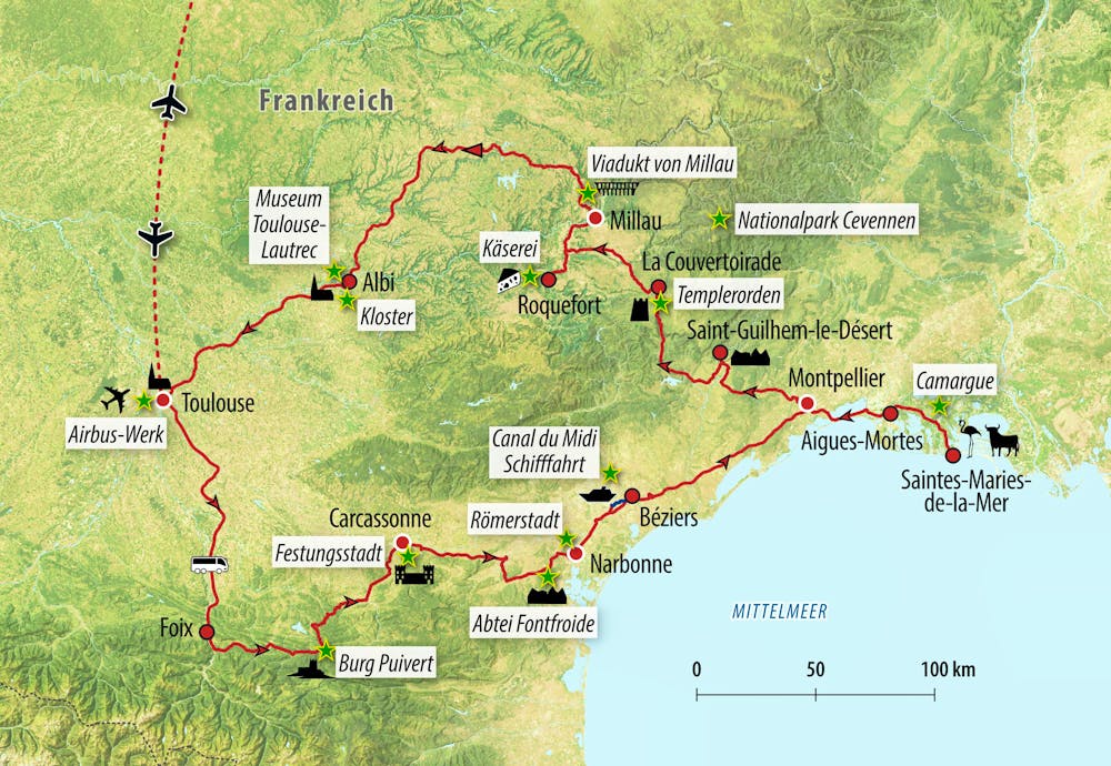 Ihre Reiseroute – © Eberhardt TRAVEL