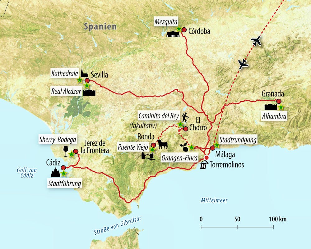 Ihre Reiseroute – © Eberhardt TRAVEL