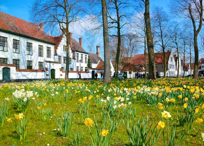 Beginenhof in Brügge - UNESCO-Welterbe - ©Florence Piot - stock.adobe.com