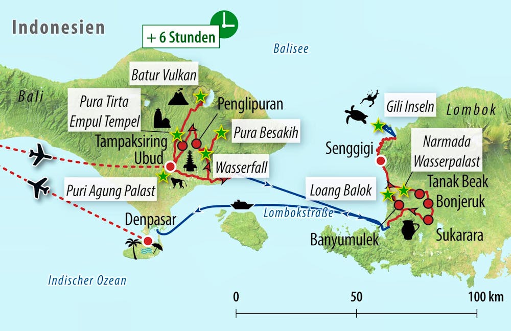 Ihre Reiseroute – © Eberhardt TRAVEL