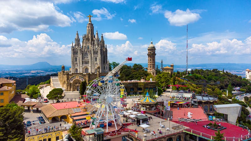 Tibidabo Berg über Barcelona - ©davide - stock.adobe.com