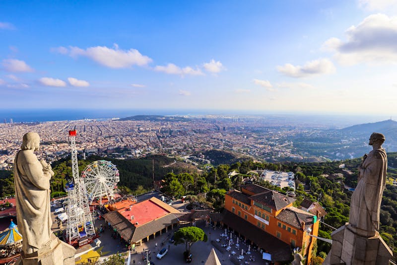Tibidabo Berg über Barcelona - ©Travel Harry - stock.adobe.com