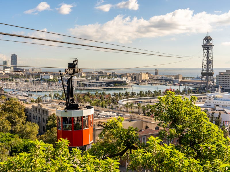Seilbahn vom Montjuic zum Hafen von Barcelona - ©Alexander - stock.adobe.com