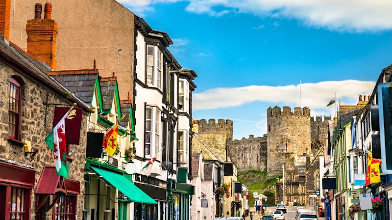Häuser und Burg in Conwy - Wales - ©Leonid Andronov - stock.adobe.com