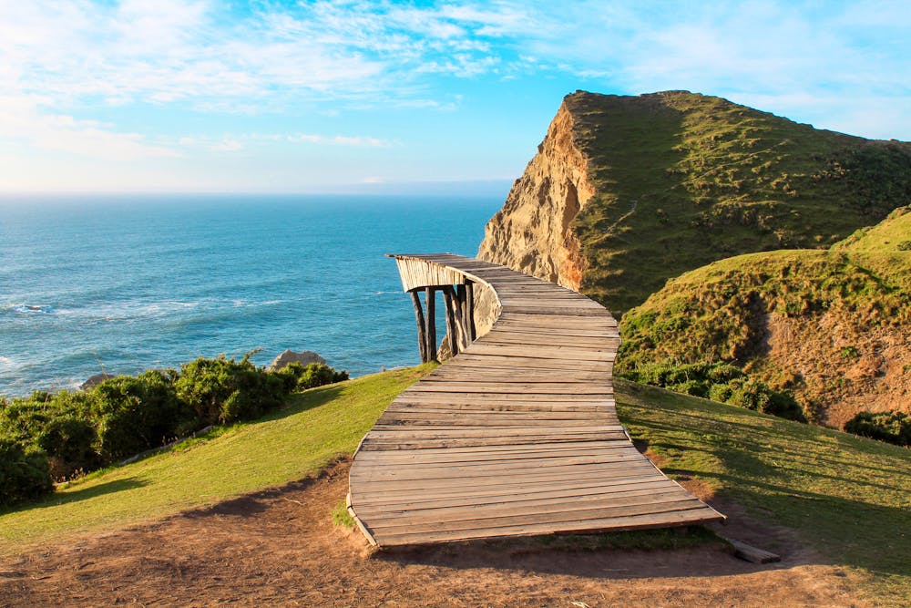 Chiloe Dock of the Souls Sculture &ndash; &copy; Carlos - stock.adobe.com
