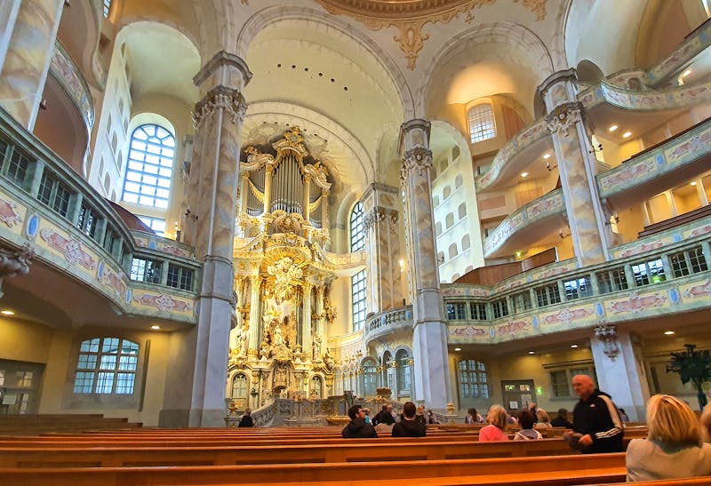 Innenraum der Dresdner Frauenkirche - ©Kristin Weigel - Eberhardt TRAVEL
