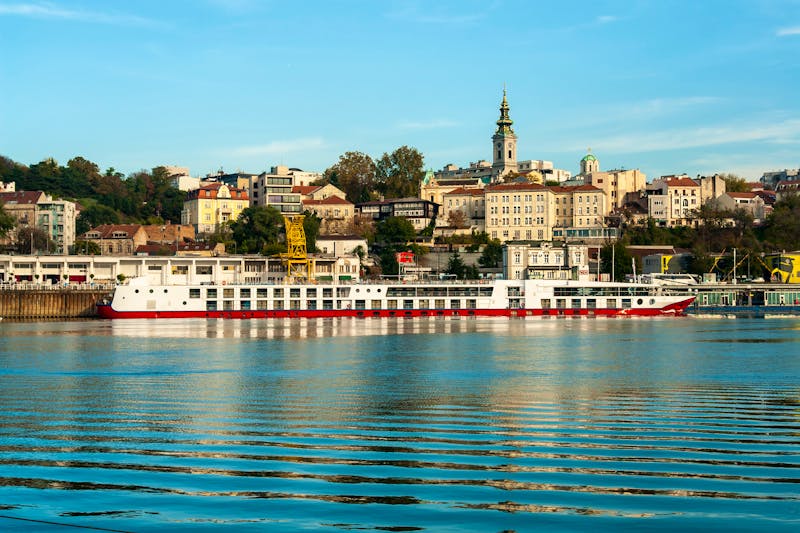 Flussschiff auf der Donau in Belgrad - Serbien  - ©Y. Papadimitriou - stock.adobe.com