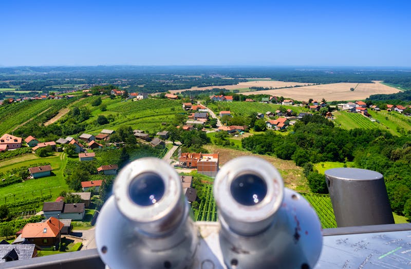 Der Blick vom Aussichtsturm Vinariums in Lendava - Slowenien - ©Taljat - stock.adobe.com