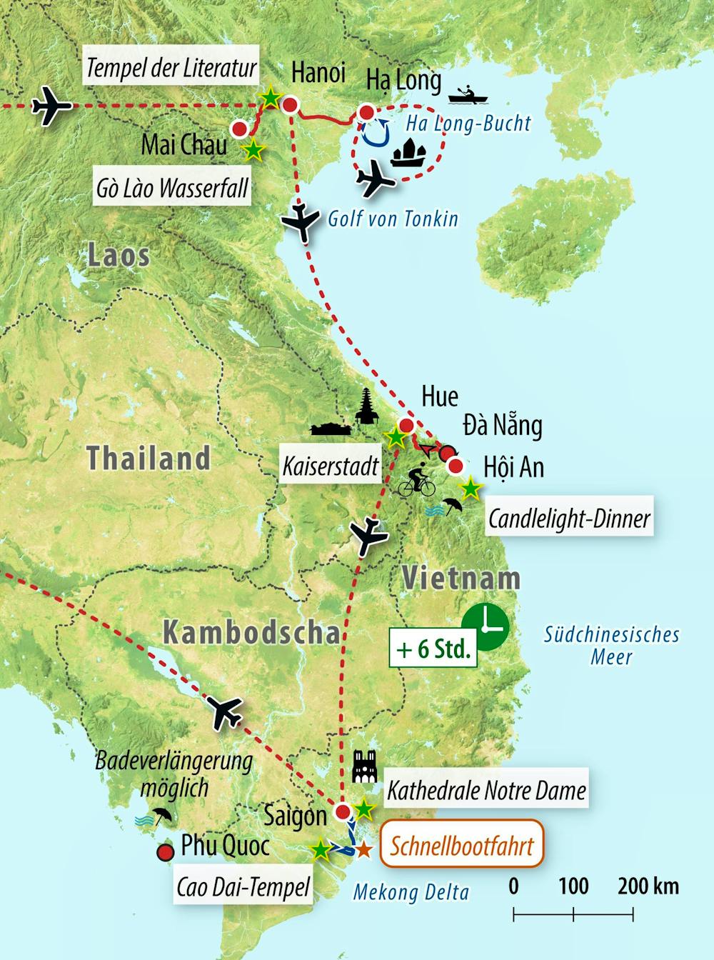 Ihre Reiseroute – © Eberhardt TRAVEL