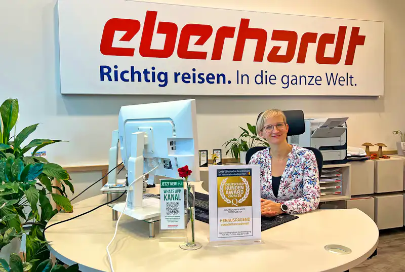 Deutscher Kunden-Award 2024 - Reisebüro Dresden &ndash; © Eberhardt TRAVEL