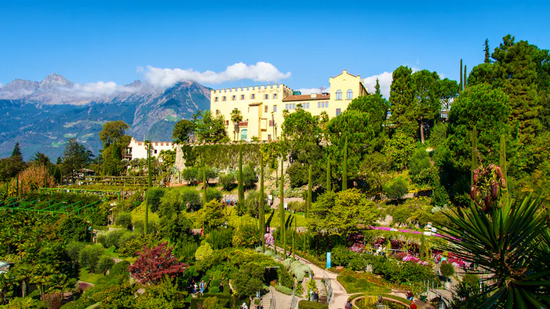Die Gärten von Schloss Trauttmansdorff in Meran - Italien - &copy;Thomas - stock.adobe.com