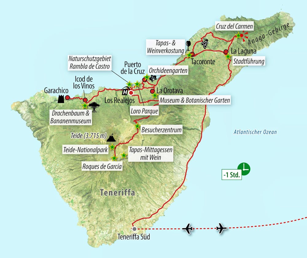 Ihre Reiseroute – © Eberhardt TRAVEL