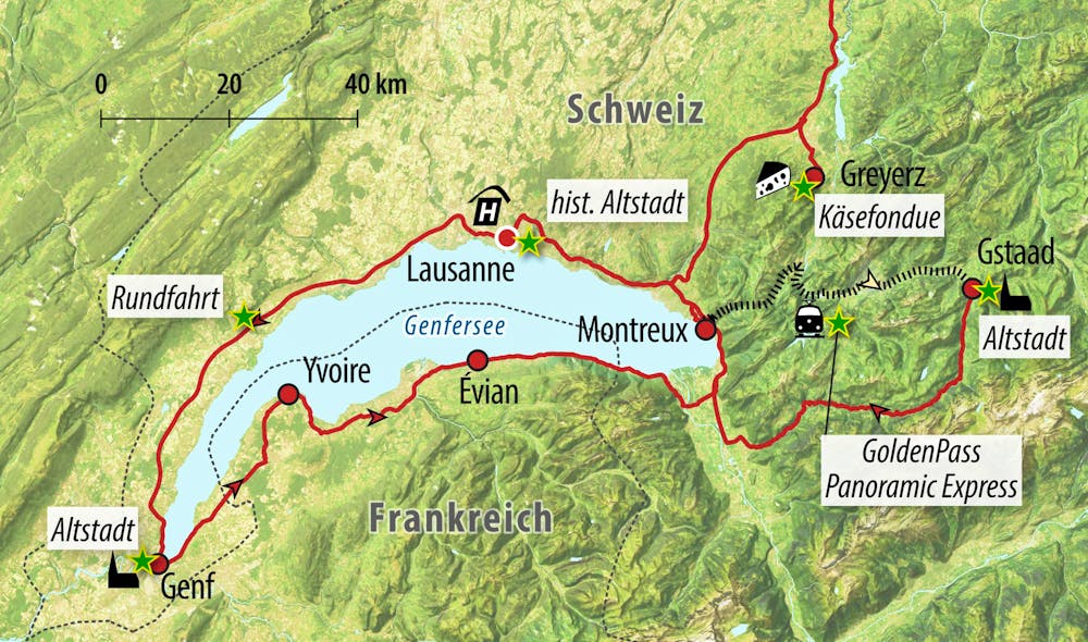 Ihre Reiseroute – © Eberhardt TRAVEL