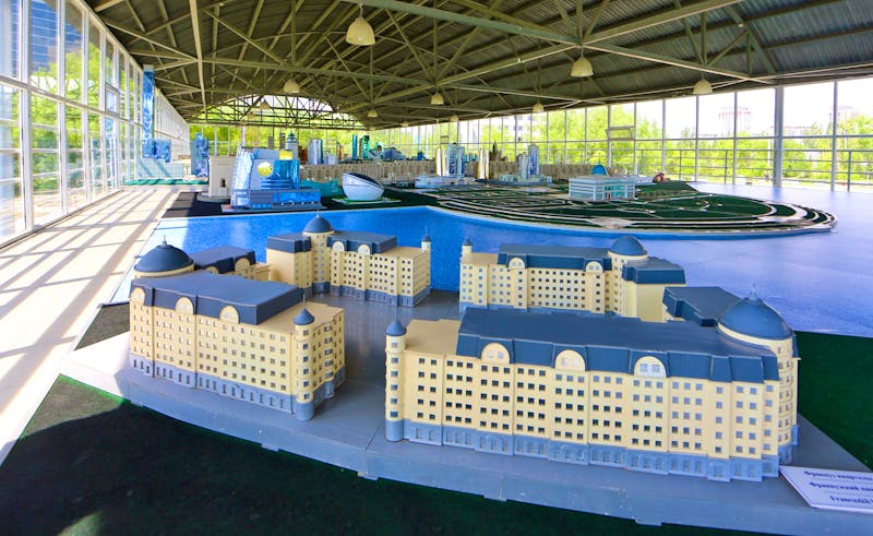 Stadtmodell von Astana im Freilichtmuseum Atameken - ©Gernod Loose - Eberhardt TRAVEL