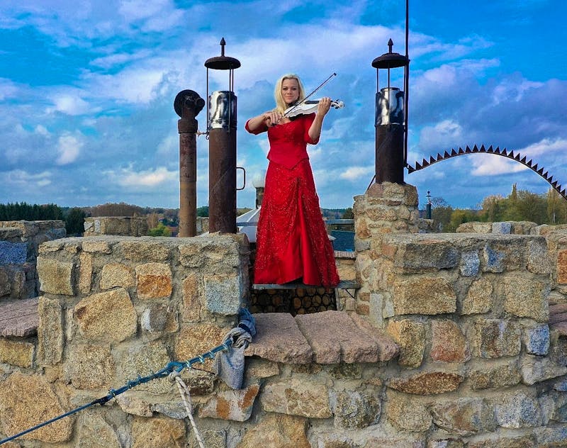 Katrin Wettin auf der Jakubzburg - ©Katrin Wettin