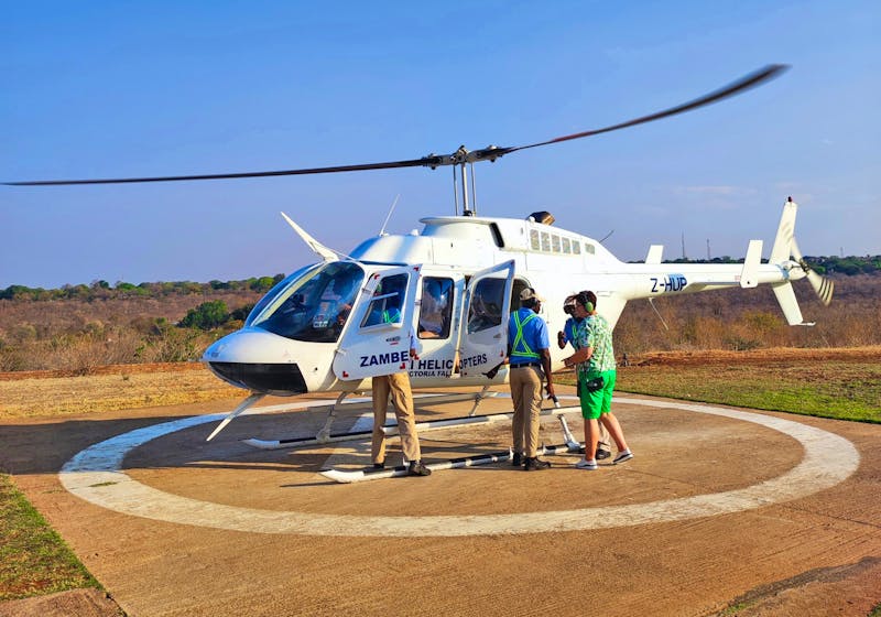 Helikopterrundflug an den Victoria-Wasserfällen - Simbabwe - ©Sten Bernhardt - Eberhardt TRAVEL