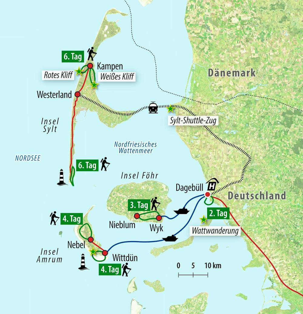 Ihre Reiseroute – © Eberhardt TRAVEL