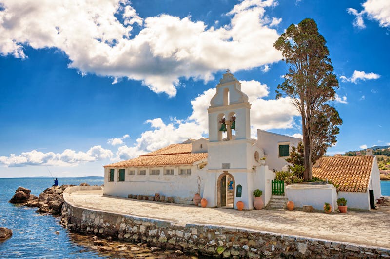 Panagia Vlacherna Kloster vor Korfu - &copy;andras_csontos - stock.adobe.com