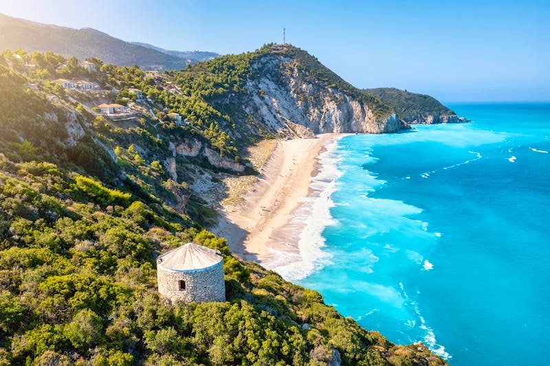 Strand von Milos auf der Insel Lefkada - Griechenland - ©moofushi - stock.adobe.com
