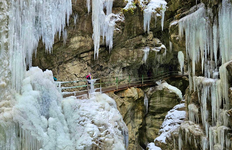 Breitachklamm im Winter - ©Ria Heilmann - Eberhardt TRAVEL