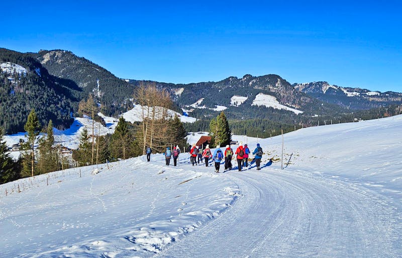 Wanderung auf der Rodelbahn nach Schwand - ©Ria Heilmann - Eberhardt TRAVEL