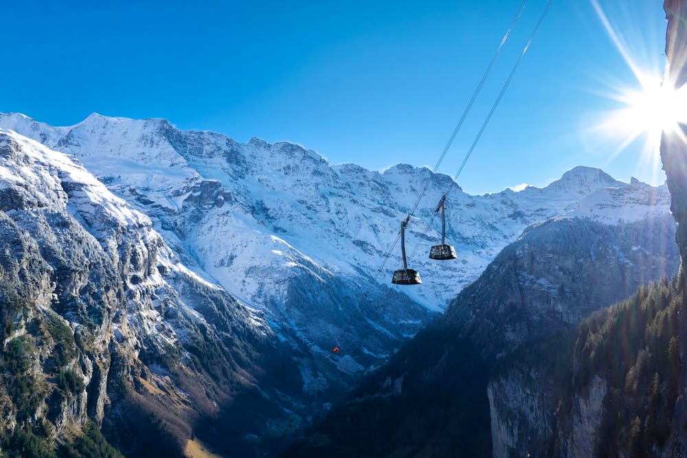 Schilthornbahn von Stechelberg nach Mürren &ndash; &copy; Schilthornbahn Schweiz