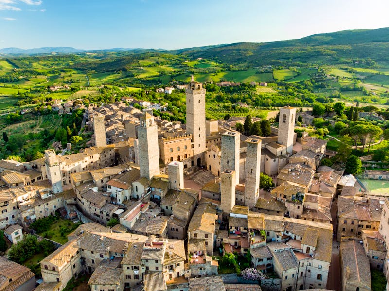 Mittelalterlicher Stadtkern von San Gimignano in der Toskana - ©MNStudio - stock.adobe.com