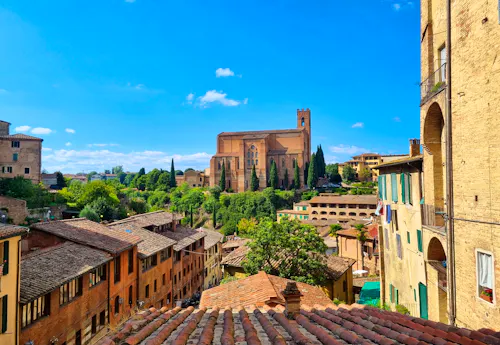 Siena - Blick zur Basilika San Domenico &ndash; &copy; Katrin Deutschbein - Eberhardt TRAVEL