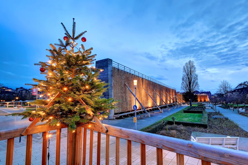 Gradierwerk in Bad Salzuflen zur Weihnachtszeit - ©Pixeldesigner - stock.adobe.com