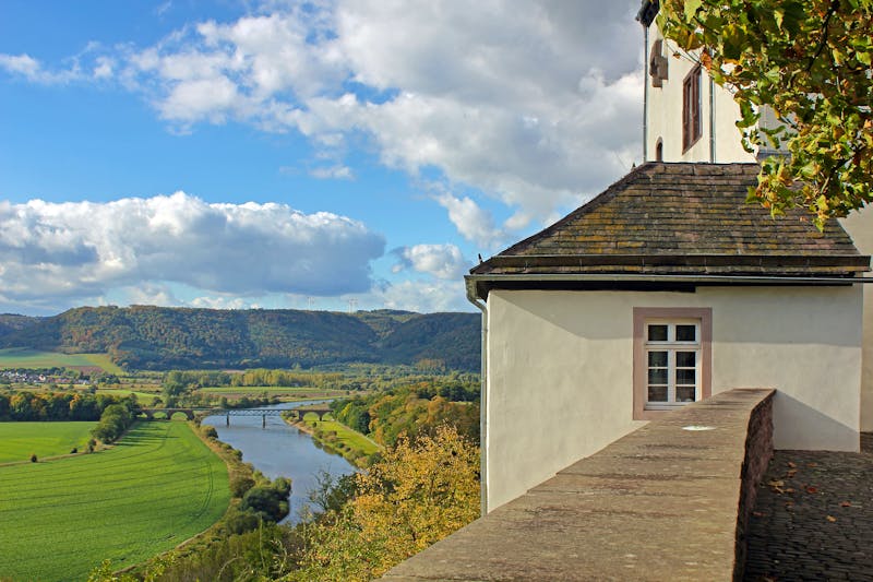 Ausblick auf die Weser bei Fürstenberg - Niedersachsen - ©Udo Kruse - stock.adobe.com