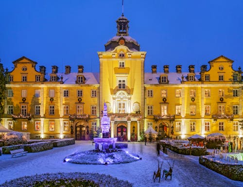 Schloss Bückeburg im Winter  – © Blickfang - stock.adobe.com