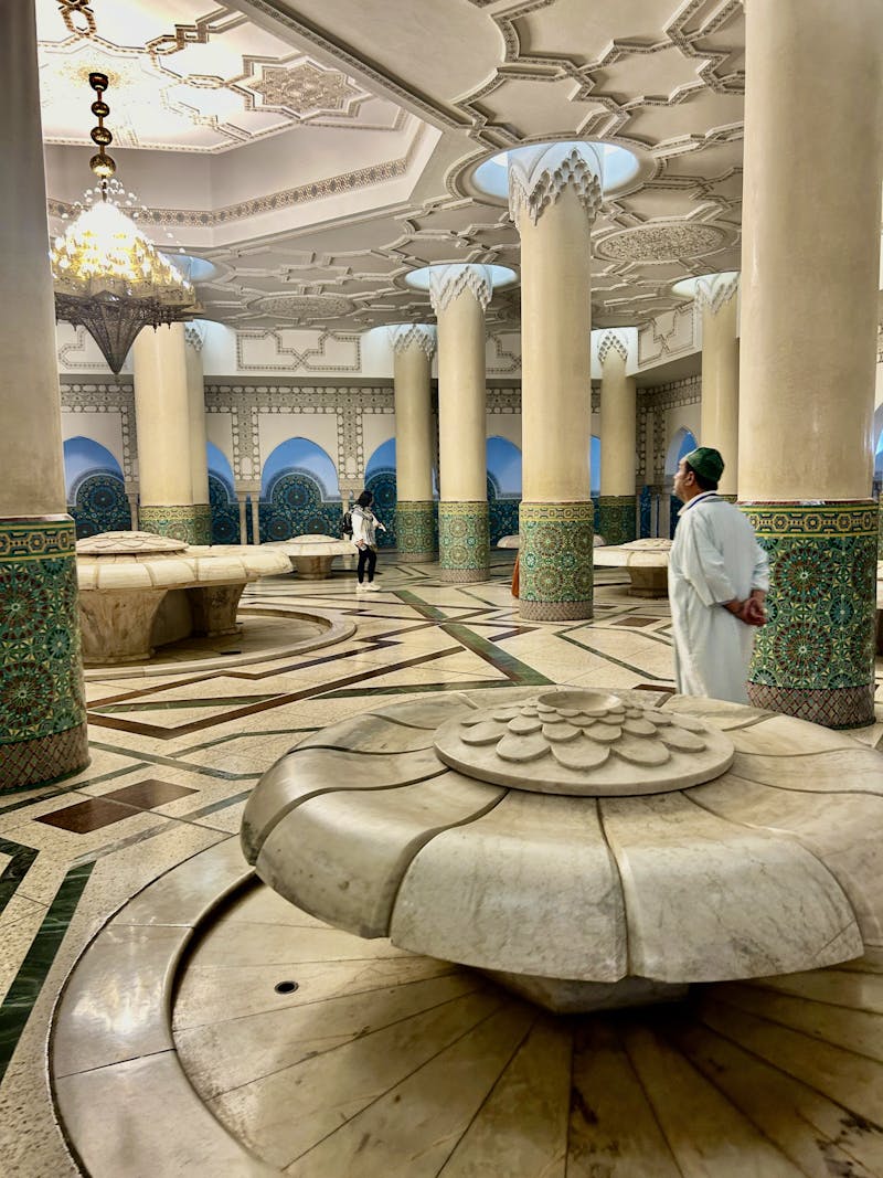 Casablanca - Moschee Hassan II - der prächtige Waschbereich  - ©Birgit Kirchner - Eberhardt TRAVEL