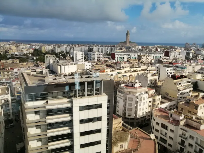 Blick auf Casablanca vom Restaurant im obersten Stockwerk - &copy;Andrej Kulikov (Eberhardt TRAVEL)
