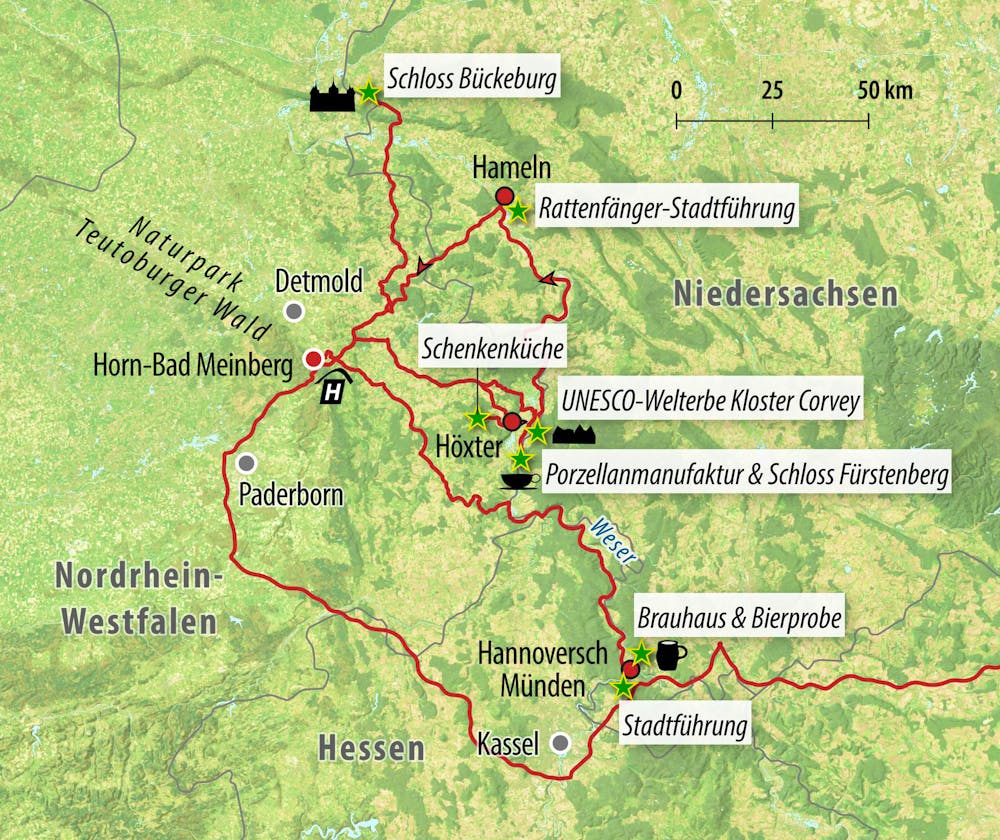 Ihre Reiseroute – © Eberhardt TRAVEL