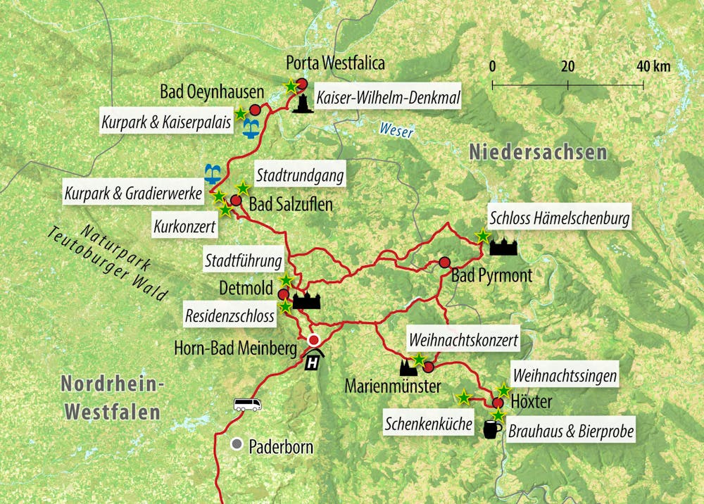 Ihre Reiseroute – © Eberhardt TRAVEL