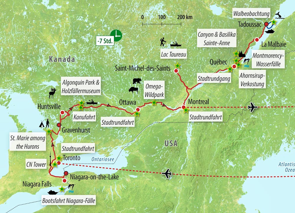 Ihre Reiseroute – © Eberhardt TRAVEL